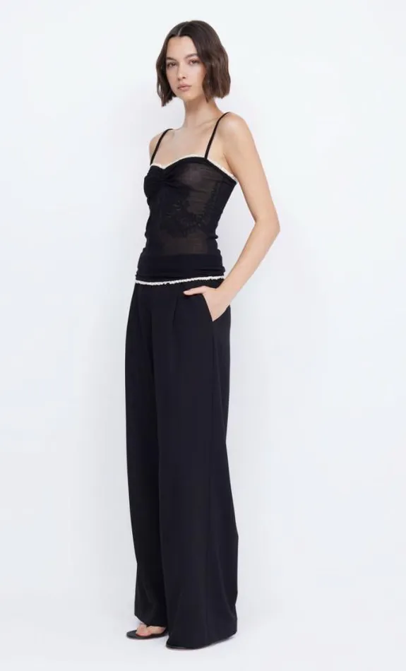 Sleeveless Shop Bec Bridge Naelle Knit Cami Black