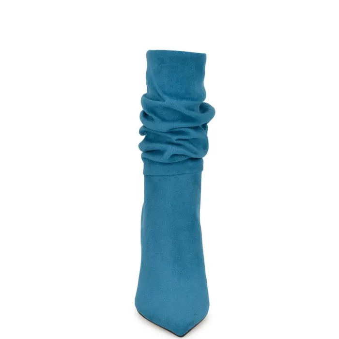 Slouch Dress Booties Blue Women Nine West Boots and Booties Slouch Dress Booties Blue Women Nine West Boots and Booties