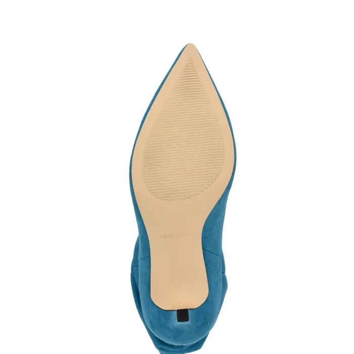 Slouch Dress Booties Blue Women Nine West Boots and Booties Slouch Dress Booties Blue Women Nine West Boots and Booties