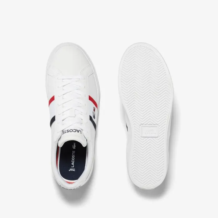 Sneakers Men Lacoste Men039s Lerond Pro Leather Multicolor Sneakers Whtnvyred 407