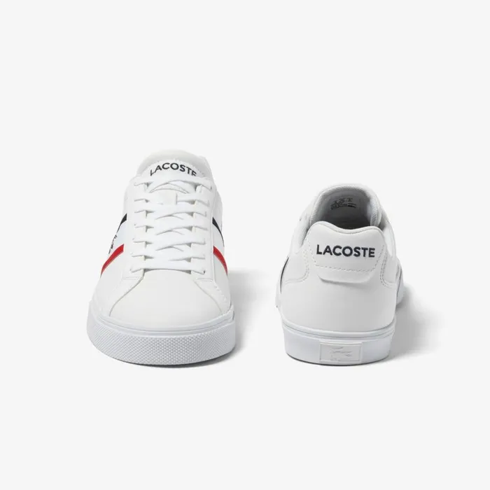 Sneakers Men Lacoste Men039s Lerond Pro Leather Multicolor Sneakers Whtnvyred 407