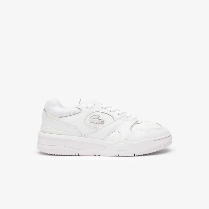 Sneakers Women Lacoste Womens Lineshot Signature Heel Leather Sneakers Whitewhite 21g