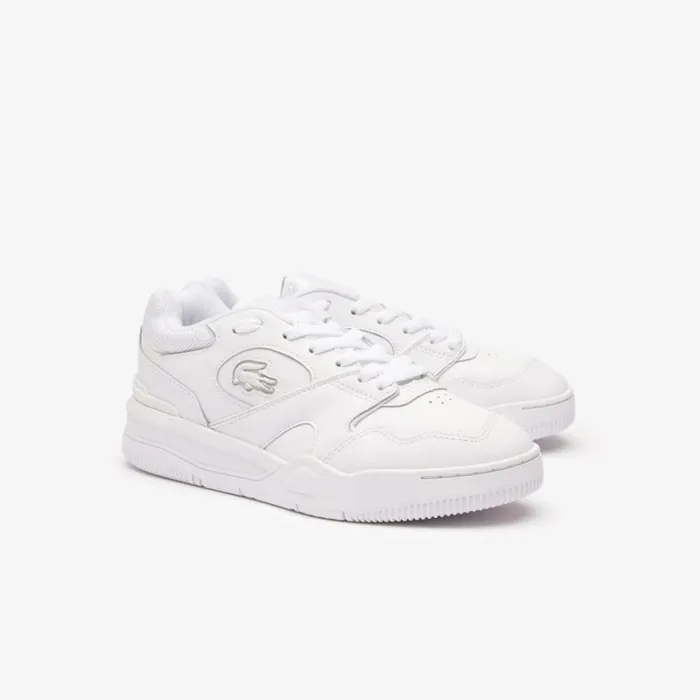 Sneakers Women Lacoste Womens Lineshot Signature Heel Leather Sneakers Whitewhite 21g