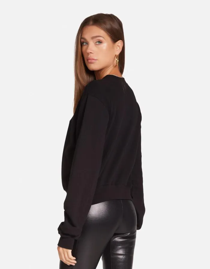 Spalding Designer Bear Black Women Lauren Moshi Long Sleeve