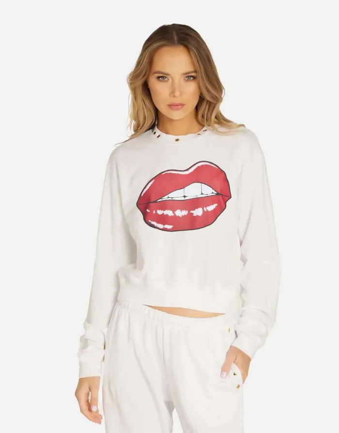 Spalding Flirty Lip Milk Women Lauren Moshi Long Sleeve