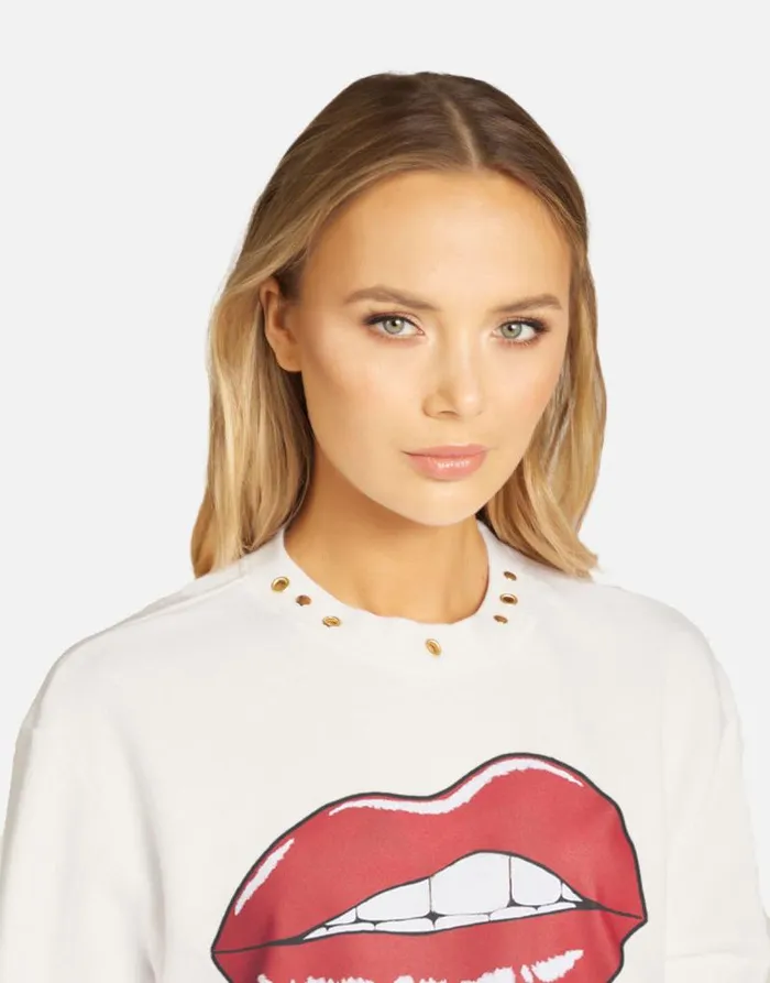 Spalding Flirty Lip Milk Women Lauren Moshi Long Sleeve