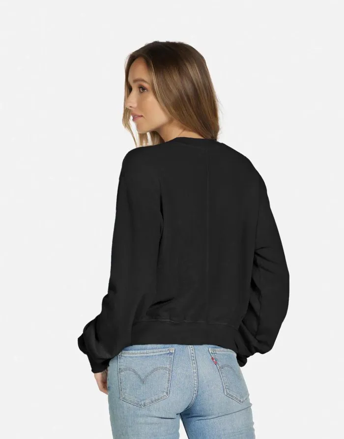 Spalding X Crystal Shark Black Women Lauren Moshi Long Sleeve