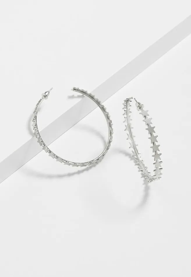 Star Hoop Earrings Women Maurices Jewelry