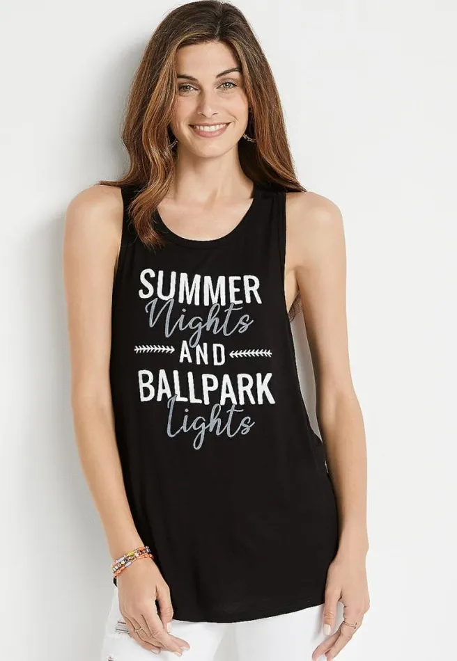 Summer Nights Graphic Tank Top Women Maurices Tops