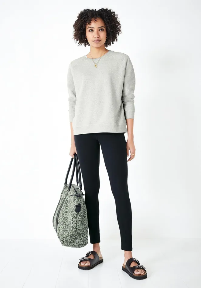 Sweatshirts and Hoodies Women Hush Cassia Relaxed Sweatshirt Light Grey Marl