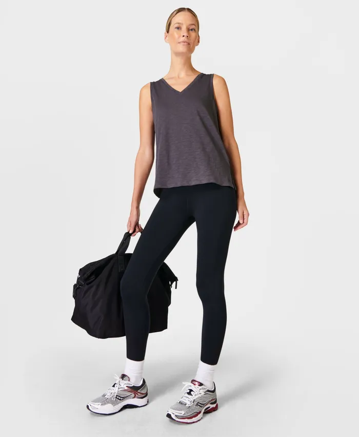 Sweaty Betty Vest Tops Women Refresh Side Split Vest Urban Grey