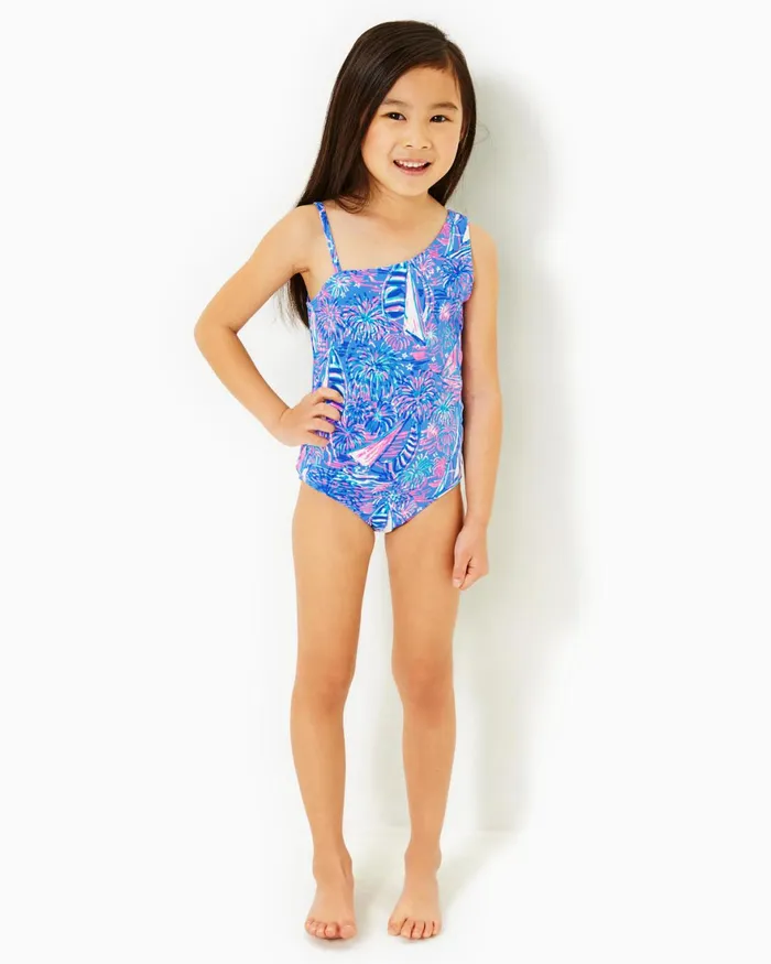 Swim Girls Lilly Pulitzer UPF 50 Girls Tiara Swimsuit Boca Blue Its A Sailabration Swim Girls Lilly Pulitzer UPF 50 Girls Tiara Swimsuit Boca Blue Its A Sailabration