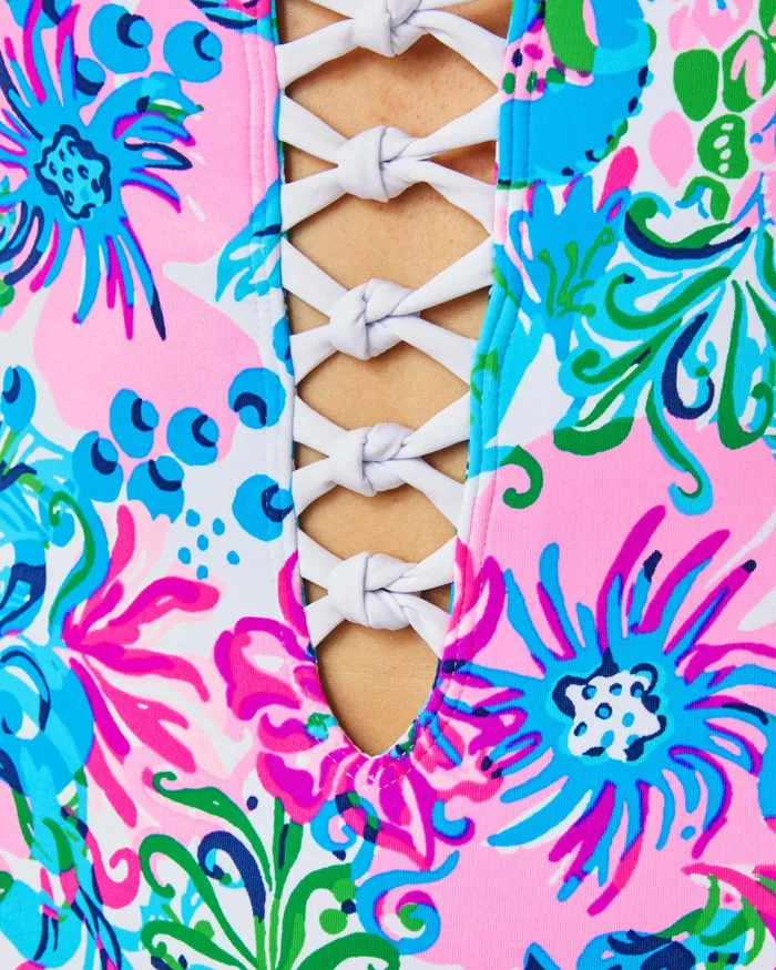 Swim Women Lilly Pulitzer Motley Maxi CoverUp Aura Pink Poly Crepe Swirl Clip Swim Women Lilly Pulitzer Motley Maxi CoverUp Aura Pink Poly Crepe Swirl Clip