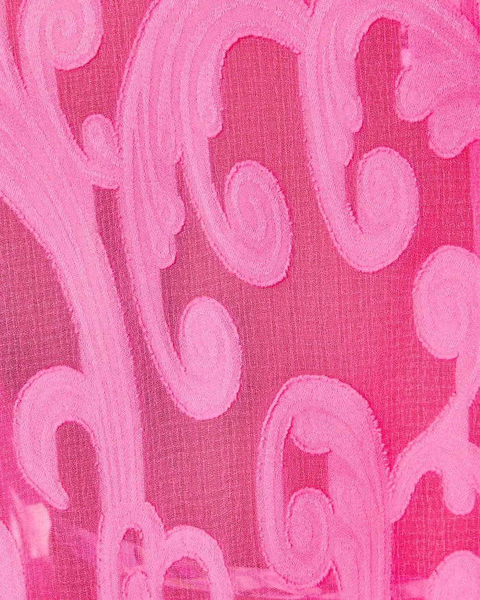 Swim Women Lilly Pulitzer Motley Maxi CoverUp Aura Pink Poly Crepe Swirl Clip Swim Women Lilly Pulitzer Motley Maxi CoverUp Aura Pink Poly Crepe Swirl Clip