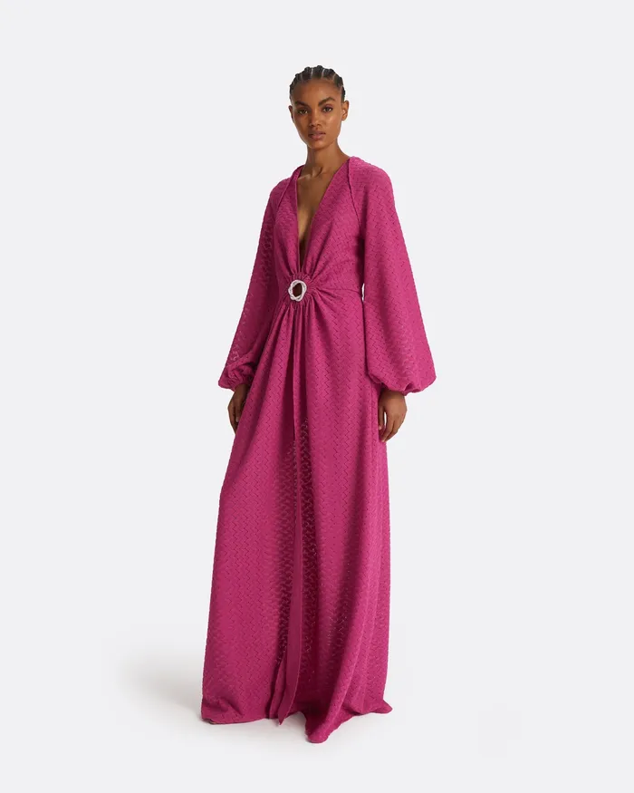 Swimwear Jacquis Magenta Long Dress Magenta 8211 Safiyaa Women