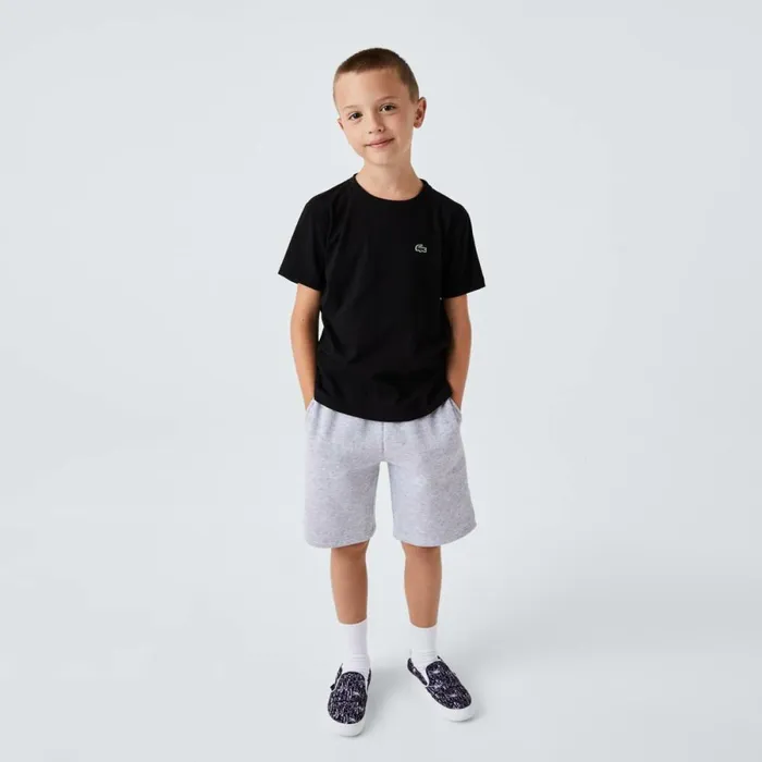 TShirts and Tops Kids Lacoste Kids039 SPORT Breathable Cotton Blend TShirt Black 031