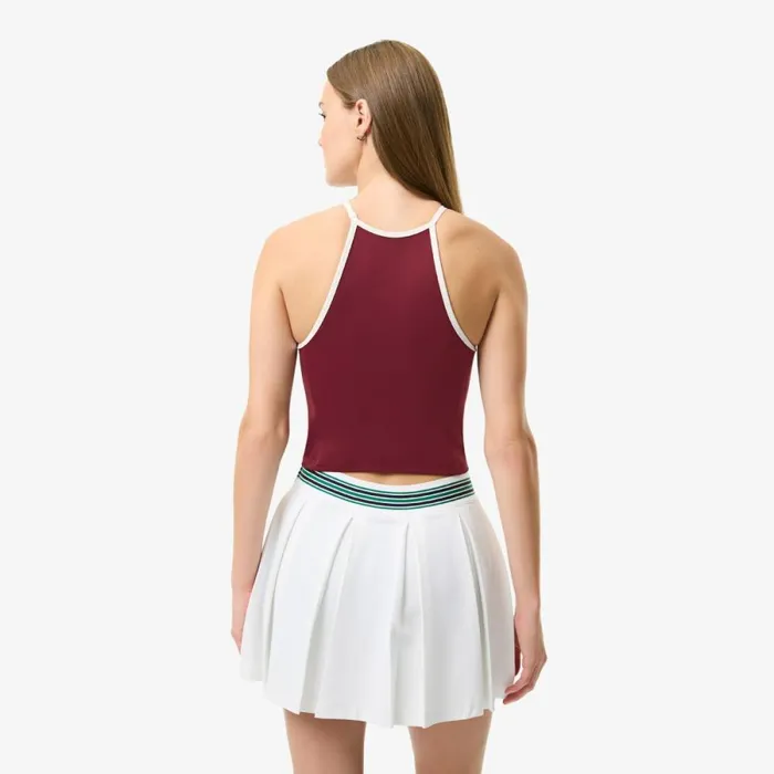 TShirts and Tops Women Lacoste Women039s Lacoste X Bandier All Motion Colorblock Tank Bordeaux Yup