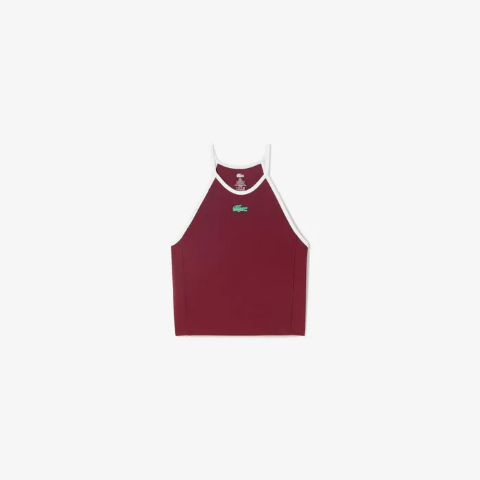 TShirts and Tops Women Lacoste Women039s Lacoste X Bandier All Motion Colorblock Tank Bordeaux Yup