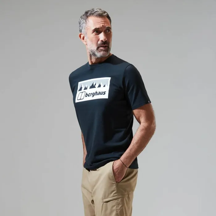 TShirts Men Berghaus Grey Fangs Peak Short Sleeve Tee Black TShirts Men Berghaus Grey Fangs Peak Short Sleeve Tee Black