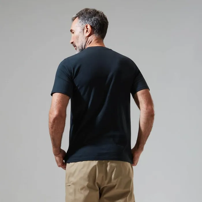 TShirts Men Berghaus Grey Fangs Peak Short Sleeve Tee Black TShirts Men Berghaus Grey Fangs Peak Short Sleeve Tee Black