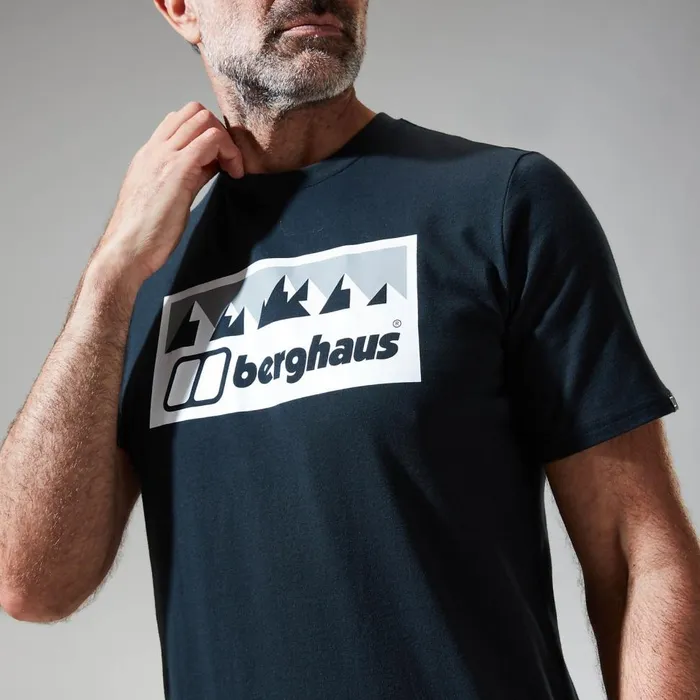 TShirts Men Berghaus Grey Fangs Peak Short Sleeve Tee Black TShirts Men Berghaus Grey Fangs Peak Short Sleeve Tee Black