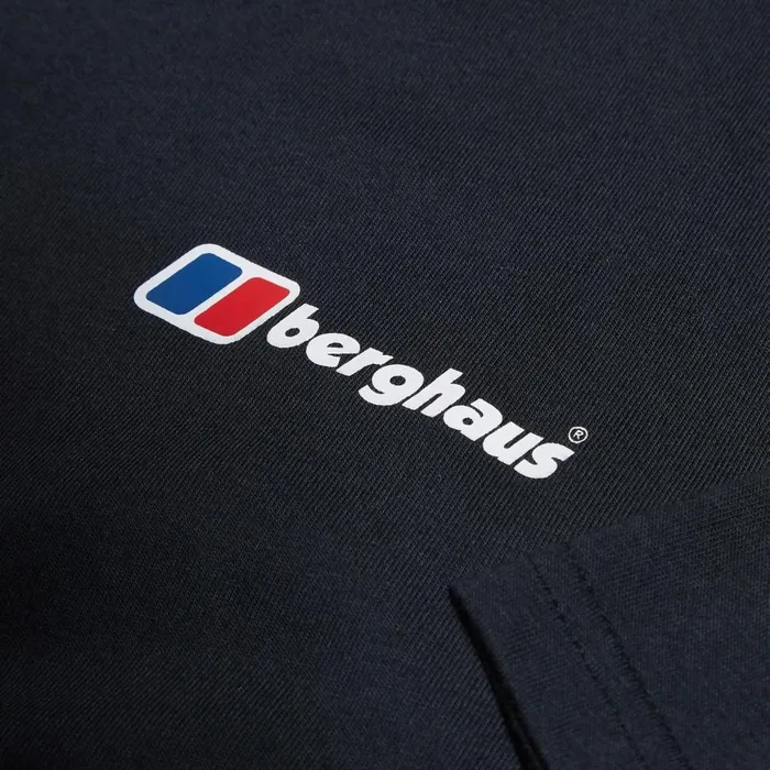 TShirts Men Berghaus Organic Front and Back Logo Tee Black TShirts Men Berghaus Organic Front and Back Logo Tee Black