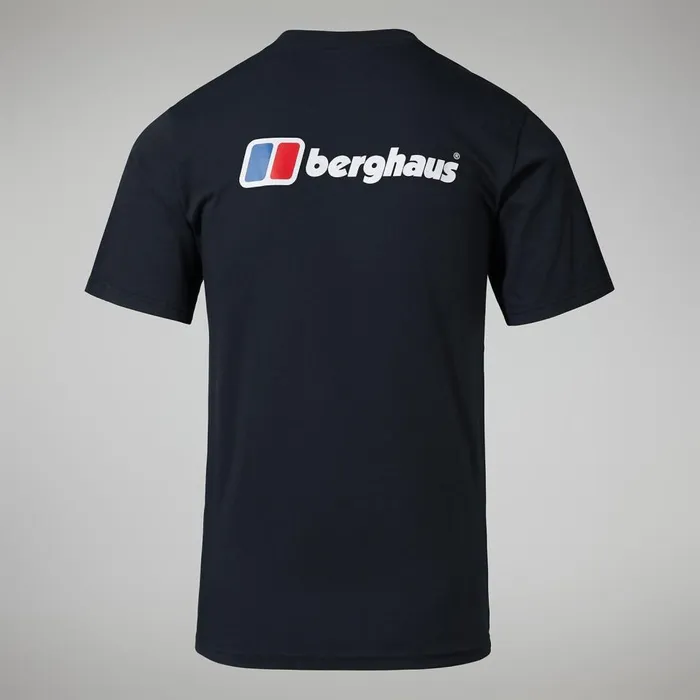 TShirts Men Berghaus Organic Front and Back Logo Tee Black TShirts Men Berghaus Organic Front and Back Logo Tee Black
