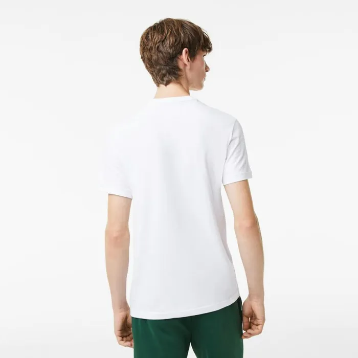 TShirts Men Lacoste Men039s Regular Fit Jersey TShirt White 001