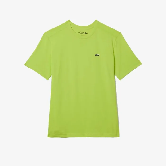 TShirts Men Lacoste Men039s Sport Breathable TShirt Yellow 90v