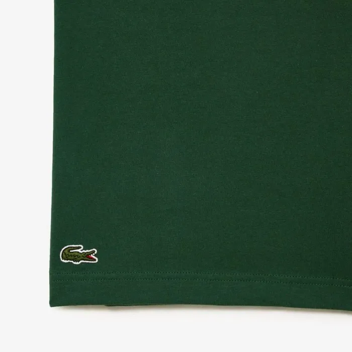 TShirts Men Lacoste Mens SPORT Roland Garros Edition Chunky Jersey TShirt Pine Green 132