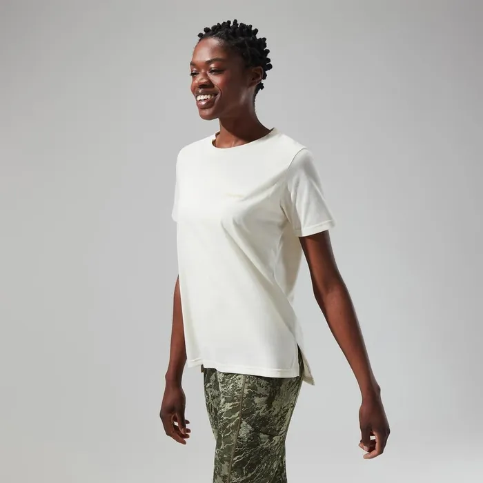 TShirts Women Berghaus Relaxed Tech Super Stretch Tee 8211 Natural