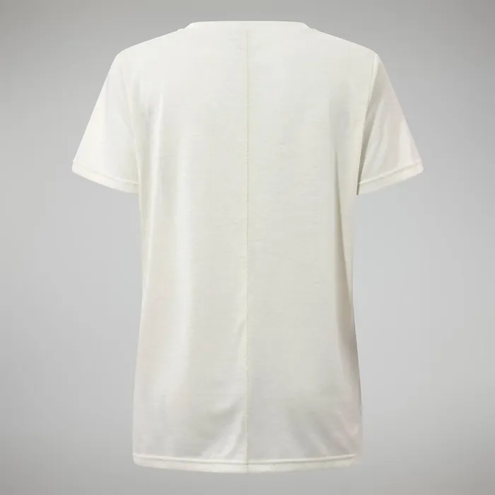 TShirts Women Berghaus Relaxed Tech Super Stretch Tee 8211 Natural