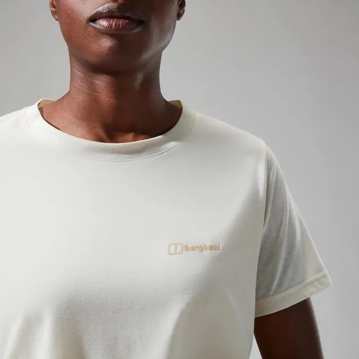 TShirts Women Berghaus Relaxed Tech Super Stretch Tee 8211 Natural