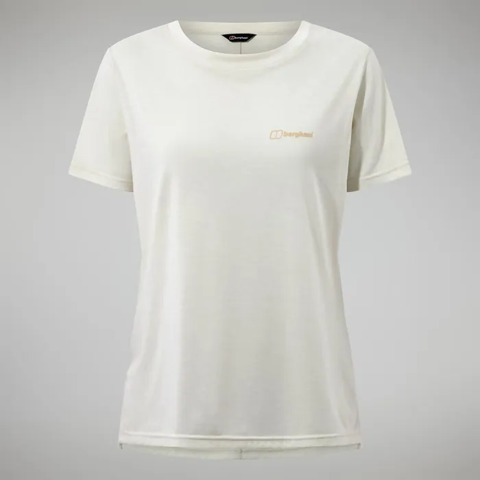 TShirts Women Berghaus Relaxed Tech Super Stretch Tee 8211 Natural