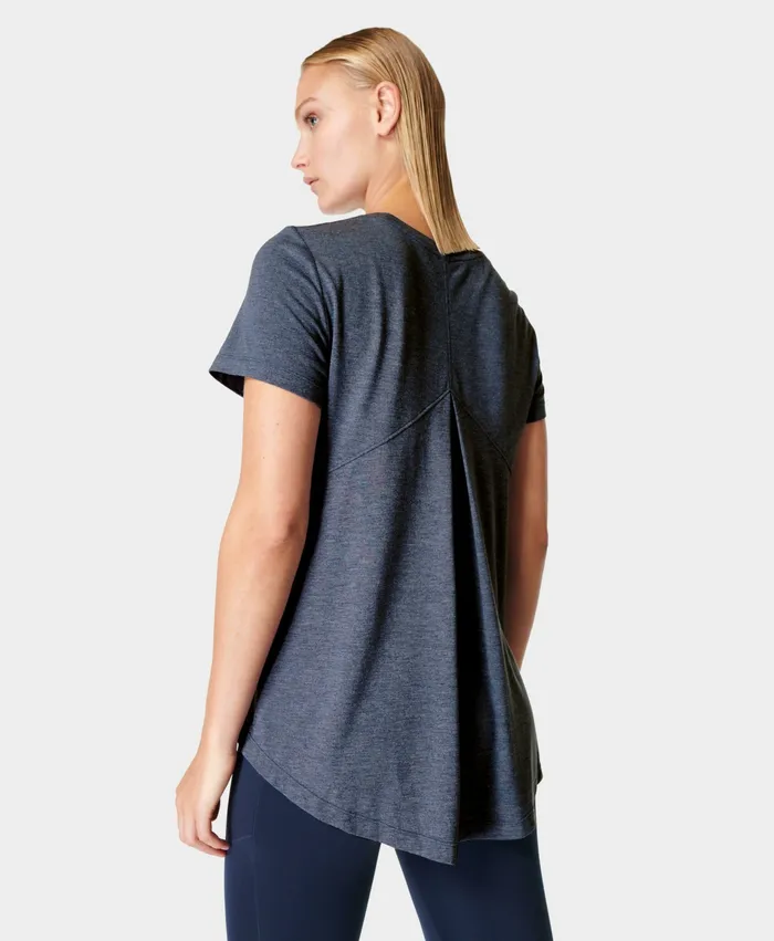 TShirts Women Sweaty Betty Focus Training TShirt Endless Blue