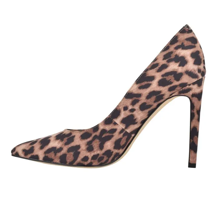 Tatiana Pointy Toe Pumps Leopard Women Nine West Heels Tatiana Pointy Toe Pumps Leopard Women Nine West Heels