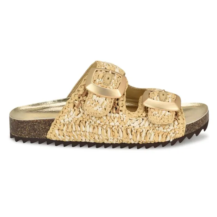 Tenly Casual Footbed Sandals Light Natural Women Nine West Sandals