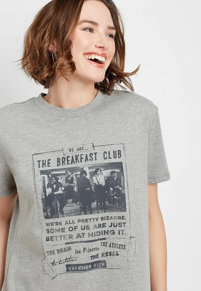 The Breakfast Club Oversized Graphic Tee Women Maurices Tops