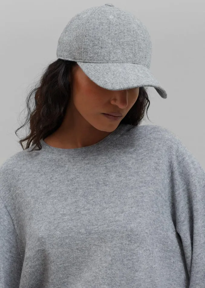 The Frankie Shop Bangor Roundneck Knit Top 8211 Grey Shop Knitwear