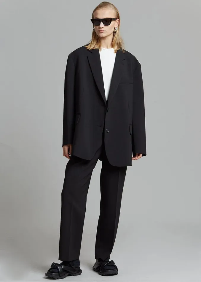 The Frankie Shop Bea Blazer 8211 Black Shop Suits