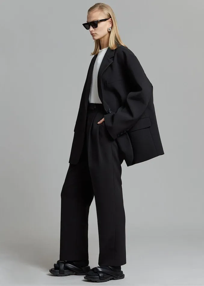 The Frankie Shop Bea Blazer 8211 Black Shop Suits