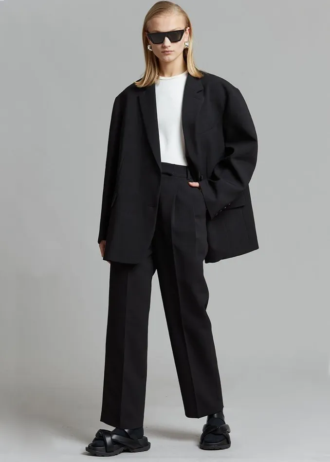 The Frankie Shop Bea Blazer 8211 Black Shop Suits