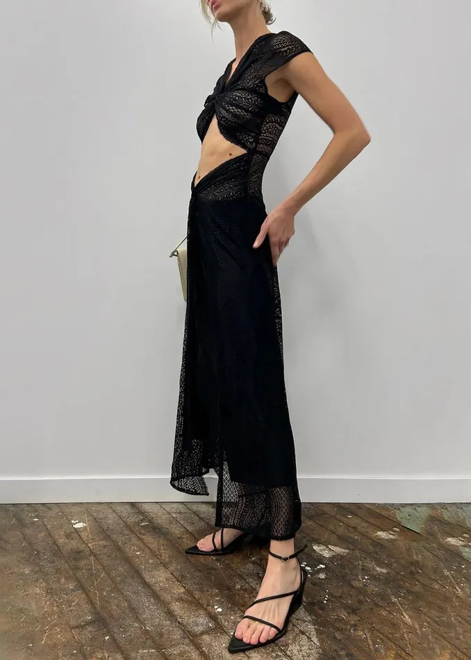 The Frankie Shop Beaufille Sassen Dress 8211 Black Shop Clothing