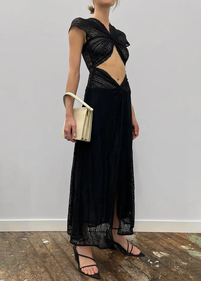 The Frankie Shop Beaufille Sassen Dress 8211 Black Shop Clothing