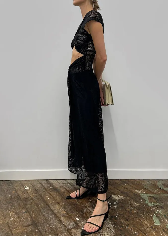 The Frankie Shop Beaufille Sassen Dress 8211 Black Shop Clothing