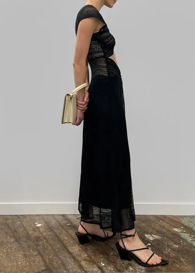 The Frankie Shop Beaufille Sassen Dress 8211 Black Shop Clothing
