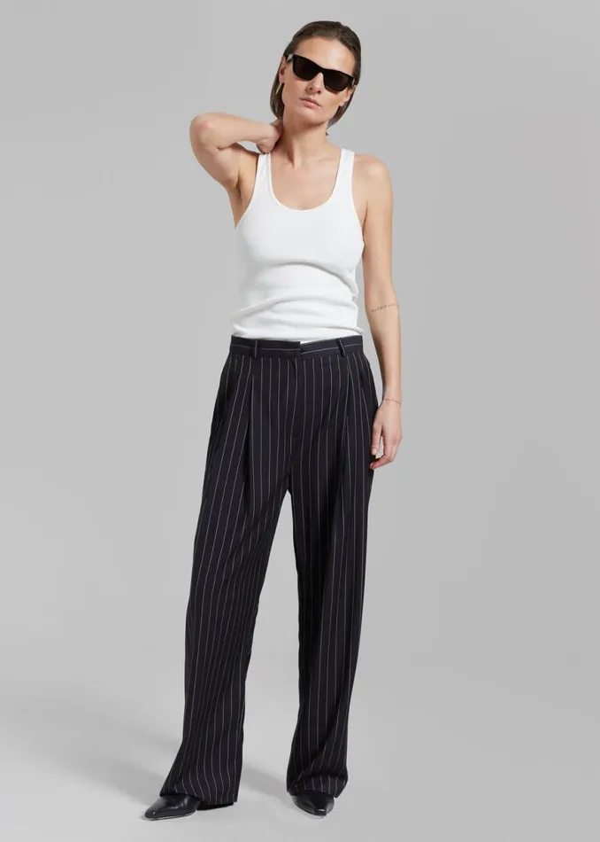 The Frankie Shop By Malene Birger Anisa Tank Top 8211 Soft White Shop Tops