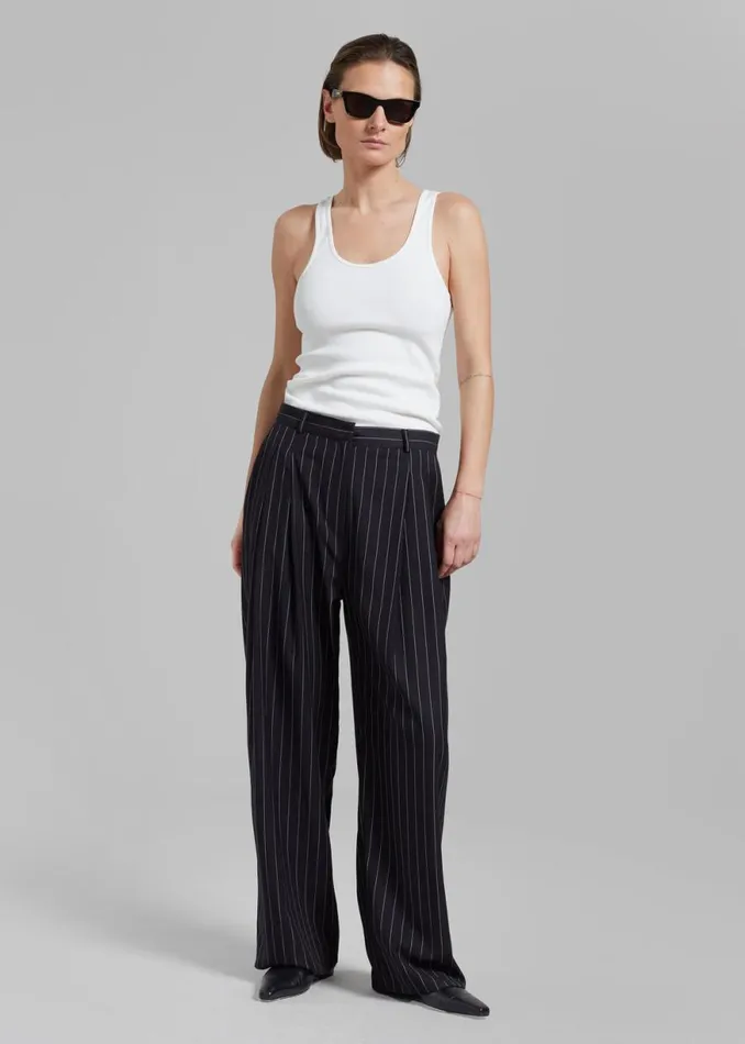 The Frankie Shop By Malene Birger Anisa Tank Top 8211 Soft White Shop Tops