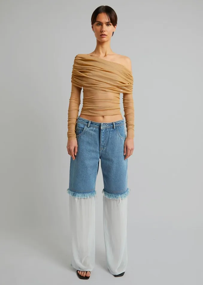The Frankie Shop Christopher Esber Veiled Top 8211 Tannin Shop Tops