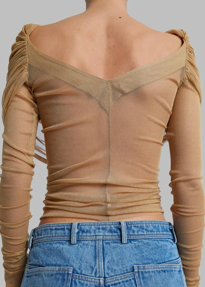 The Frankie Shop Christopher Esber Veiled Top 8211 Tannin Shop Tops